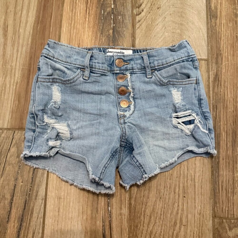 Abercrombie Kids Mid-Rise Midi Shorts